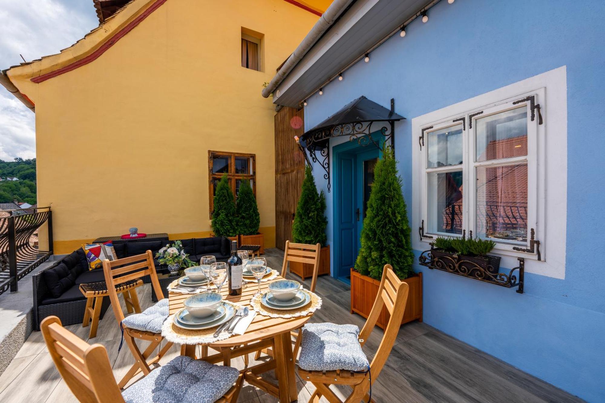 Ferienwohnung Casa Albastra By Casa Otto Sighişoara Exterior foto